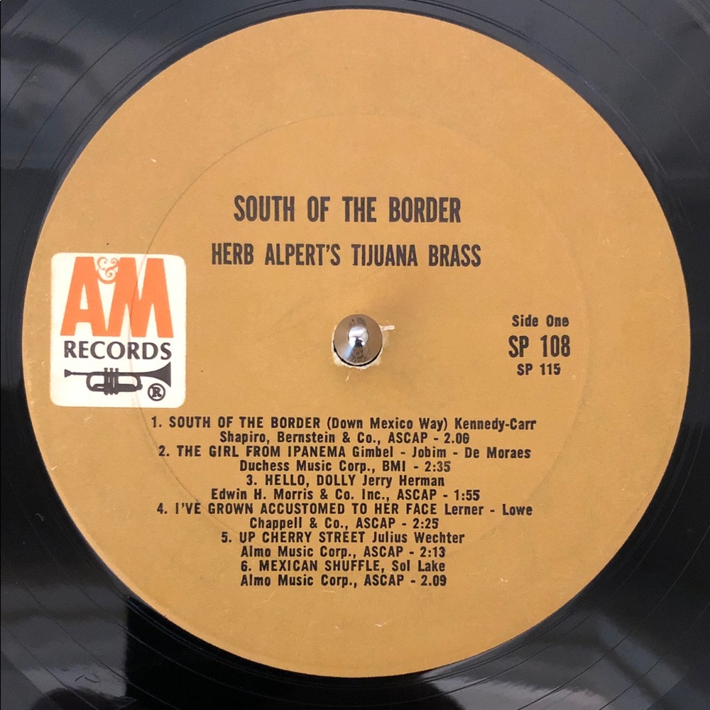 Herb Alpert's Tijuana Brass Vinyl Album ‘South of the Border’